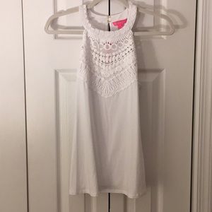 NWT Lilly Pulitzer resort white Dawn top